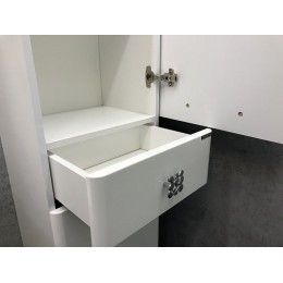 Comforty Шкаф пенал Монако 40 R белый