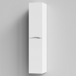 Водолей Шкаф пенал подвесной Лайт 30 R с б/к белый