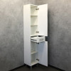 Comforty Шкаф пенал Модена 35 R белый матовый