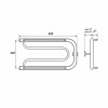 Полотенцесушитель водяной Point PN21336P 320x600 хром