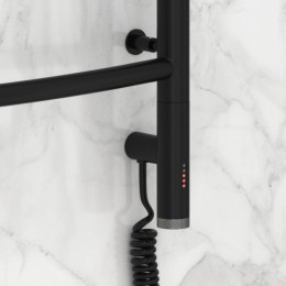 Электрический полотенцесушитель Сунержа Галант 3.0 31-5801-8060 80х60 R черный матовый