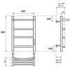 Полотенцесушитель электрический Point PN04846PW П3 400x600 белый