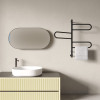 Электрический полотенцесушитель Vincea VTD-1R2CBE 44х80 черный