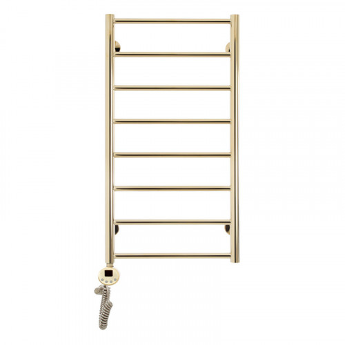 Полотенцесушитель электрический Domoterm Медея П8 400x800 EL золото