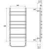 Полотенцесушитель электрический Point PN07158E П7 500x800 левый/правый хром