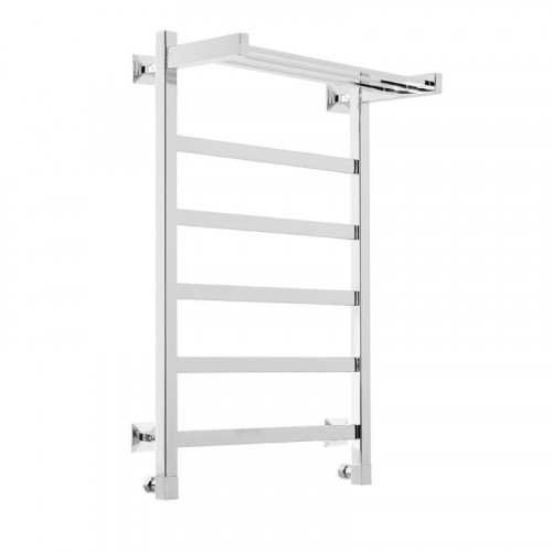 Полотенцесушитель водяной Domoterm Квадро Плюс с полкой П6 400х800 хром