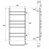 Полотенцесушитель водяной Point PN07558 П7 500x800 хром