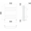 Водяной полотенцесушитель Terminus Юпитер П6 500х600