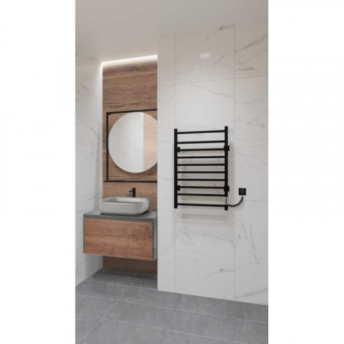 Полотенцесушитель электрический Vincea VTD-1LBE 50х80 черный