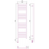 Электрический полотенцесушитель Сунержа Модус 3.0 00-5700-1230 120х30 L хром