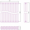 Отопительный радиатор Сунержа Эстет-00 15-0332-1211 120х49.5 тёмный титан муар