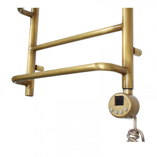 Электрический полотенцесушитель Domoterm Орфей П7 500x700 АБР ER с полкой бронза