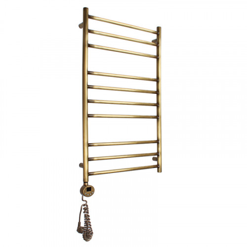 Электрический полотенцесушитель Domoterm Медея П10 500х900 АБР EL бронза