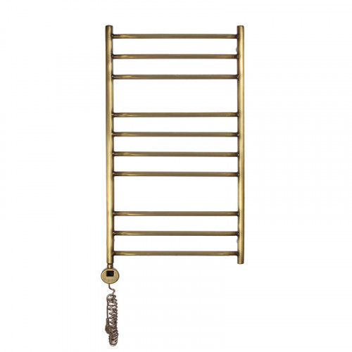 Электрический полотенцесушитель Domoterm Медея П10 500х900 АБР EL бронза