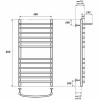 Полотенцесушитель электрический Point PN05148SPE П11 400x800 левый/правый хром