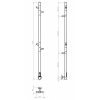 Полотенцесушитель электрический Vincea VTD-1DCE 15х140 хром