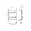 Полотенцесушитель водяной Point PN01156 П2 500x600 хром