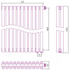 Отопительный радиатор Сунержа Эстет-00 EU50 30-0322-1811 180х49.5 матовый белый