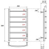 Полотенцесушитель электрический Point PN04858B П6 500x800 черный