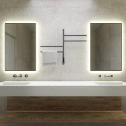 Электрический полотенцесушитель Vincea VTD-1S1CGE 43x60 графит