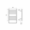 Полотенцесушитель водяной Point PN10156S П8 500x600 хром