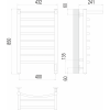 Электрический полотенцесушитель Terminus Классик с/п П8 400х850