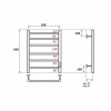 Полотенцесушитель электрический Point PN10856 П6 500x600 диммер справа хром