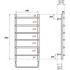 Полотенцесушитель электрический Point PN08848B П6 400x800 черный
