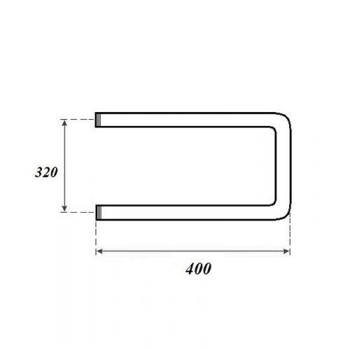 Полотенцесушитель водяной Point PN35334 320x400 хром