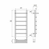 Полотенцесушитель водяной Point PN04148P П5 400x800 хром