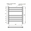 Полотенцесушитель электрический Point PN70756B П7 500x590 черный