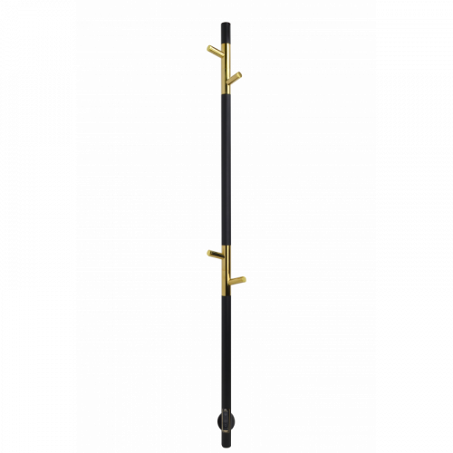 Полотенцесушитель электрический Vincea VTD-1DB1E 15х140 черный/золото