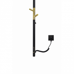 Полотенцесушитель электрический Vincea VTD-1DB1E 15х140 черный/золото