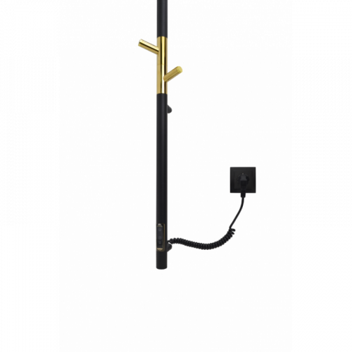 Полотенцесушитель электрический Vincea VTD-1DB1E 15х140 черный/золото