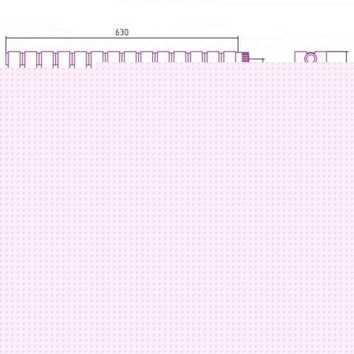 Отопительный радиатор Сунержа Эстет-00 EU50 03-0322-5014 50х63 14 секций золото