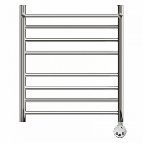 Полотенцесушитель электрический Point PN10156SPE П7 500x600 с полкой левый/правый хром