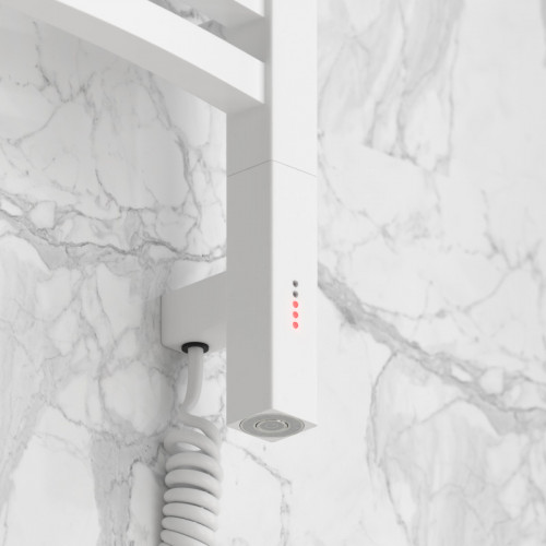 Электрический полотенцесушитель Сунержа Аркус 3.0 30-5705-8050 80х50 R матовый белый