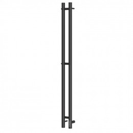 Полотенцесушитель электрический Point PN12812B (1200х80 мм, черный, диммер справа)