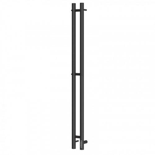 Полотенцесушитель электрический Point PN12812B (1200х80 мм, черный, диммер справа)