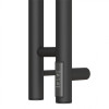Полотенцесушитель электрический Point PN12812B (1200х80 мм, черный, диммер справа)