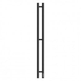 Полотенцесушитель электрический Point PN12812B (1200х80 мм, черный, диммер справа)
