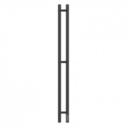 Полотенцесушитель электрический Point PN13812B (1200х80 мм, черный, диммер справа)