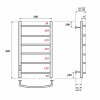 Полотенцесушитель электрический Point PN04758 П6 500x800 хром