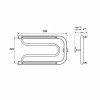 Полотенцесушитель водяной Point PN21335P 320x500 хром