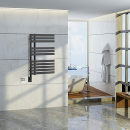 Полотенцесушитель электрический Boheme Venturo 721-B 90x55 черный