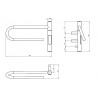 Электрический полотенцесушитель Vincea VTD-1P1BE 39x25 черный