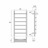 Полотенцесушитель водяной Point PN04158P П5 500x800 хром