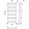 Водяной полотенцесушитель Terminus Кельн П18 500х1200 хром