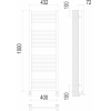 Водяной полотенцесушитель Terminus Аврора П20 400х1000