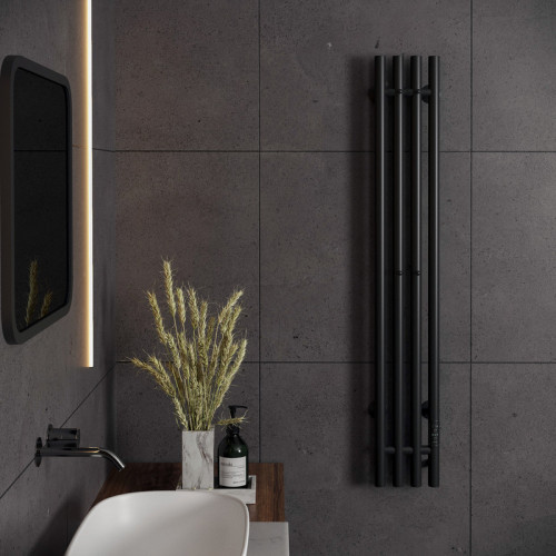 Электрический полотенцесушитель Aringa Токио AR03016BL 120x15 черный